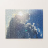 美しい晴れた雲 ジグソーパズル (横)