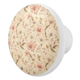 美しい暖かいグローのバタースコッチ色 セラミックノブ