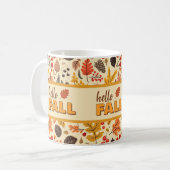 美しい暖かい紅葉 コーヒーマグカップ (正面左)