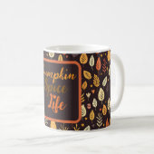美しい暖かい紅葉 コーヒーマグカップ (正面右)
