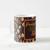 美しい暖かい紅葉 コーヒーマグカップ (正面左)