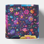 美しい暗いフローラデザイン フェイバーボックス (上部)