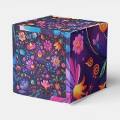 美しい暗いフローラデザイン フェイバーボックス (裏面サイド)