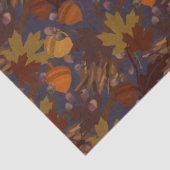 美しい暗い紅葉のアコーンズパインコーン 薄葉紙 (詳細)