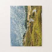 美しい曲線の道、オーストリアの風景 ジグソーパズル (縦)