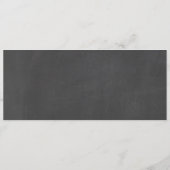 美しい書道あなたの座席カードを見つける メニュー (裏面)