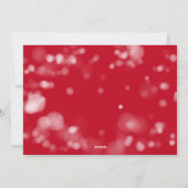 美しい書道クリスマス写真ハッピー シーズンカード (裏面)