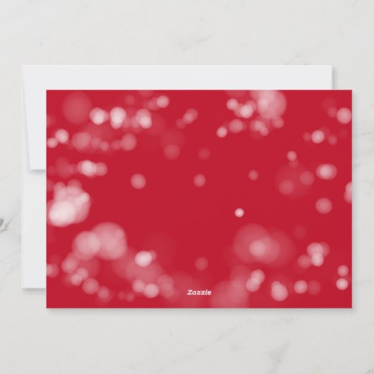 美しい書道クリスマス写真ハッピー シーズンカード (裏面)