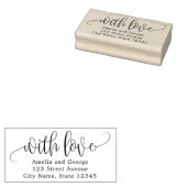 美しい書道パーソナライズされたの木印 ラバースタンプ (押印)