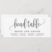 美しい書道座席表カード メニュー (正面/裏面)