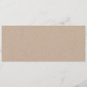 美しい書道座席表カード メニュー (裏面)