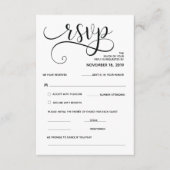 美しい書道RSVPのエンクロージャカード エンクロージャーカード (正面)