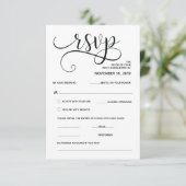 美しい書道RSVPのエンクロージャカード エンクロージャーカード (スタンド正面)