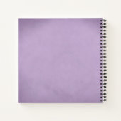 美しい曼荼羅三日月デザイン図 ノートブック (裏面)