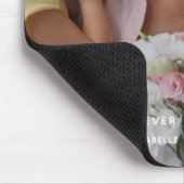 美しい最高のナナ・エバー赤面フローラ写真 マウスパッド (コーナー)