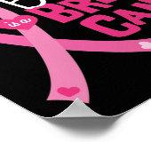 美しい最高の友人の乳がん生存者 ポスター (角)