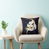 美しい月の星フェアリーイラストレーション クッション (椅子)