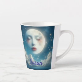 美しい月ラテマグ カフェラテマグ