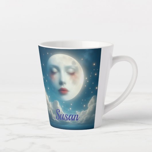 美しい月ラテマグ カフェラテマグ (右)