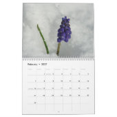 美しい月例庭の眺め カレンダー (2月 2027)