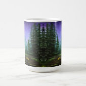 美しい月光の荒野のシーン コーヒーマグカップ (中央)