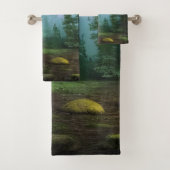 美しい月光の荒野のシーン バスタオルセット (インサイチュ)