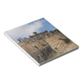 美しい有名な巨大なエジンバラ城 ノートパッド (アングル)