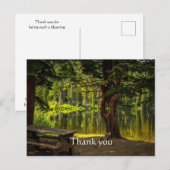 美しい朝の光のサンライズ礼拝詩に感謝 ポストカード (正面/裏面)