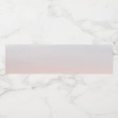 美しい朝の空のグラデーションカスタム写真 ペットボトルラベル (シングルラベル)