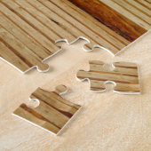 美しい木のボード歩くプリトヴィツェ湖,クロアチア ジグソーパズル (側面)