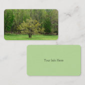 美しい木の名刺 名刺 (正面/裏面)