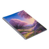 美しい木の間の桜 ノートブック (右側)