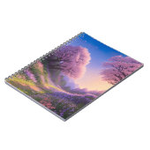 美しい木の間の桜 ノートブック (左側)