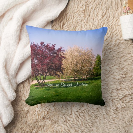 美しい木の風景 クッション (ブランケット)