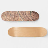 美しい木写真深い自然亀裂 スケートボード (横)