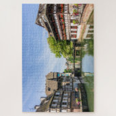 美しい木材ホームズストラスブールフランストラベル ジグソーパズル (縦)