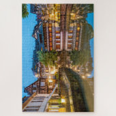 美しい木造りの家ストラスブールフランストラベル ジグソーパズル (縦)