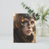 美しい未来的サイボーグ ポストカード (スタンド正面)