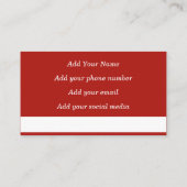 美しい本のつる（パリ）通話カード 名刺 (裏面)