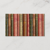 美しい本のつる(蜂)のコールカード 名刺 (正面)