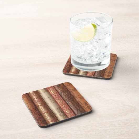 美しい本の棘(ベージュ) コースター (右側)