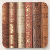 美しい本の棘(ベージュ) コースター (正面)