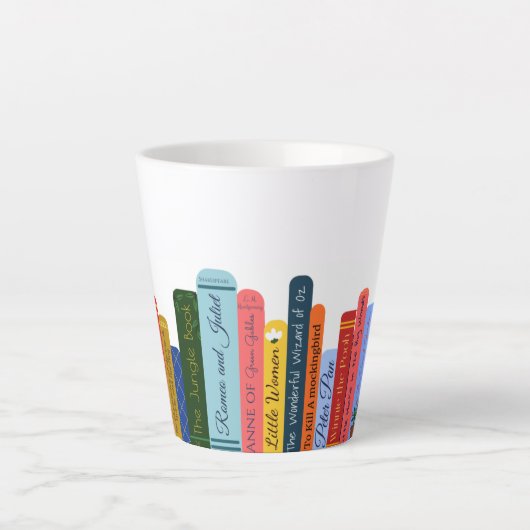 美しい本 カフェラテマグ (正面)