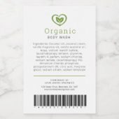 美しい材料とバーコードラベル離れのロゴ ワインラベル (シングルラベル)