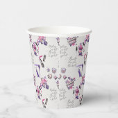 美しい来の内側のパターン 紙コップ (右)