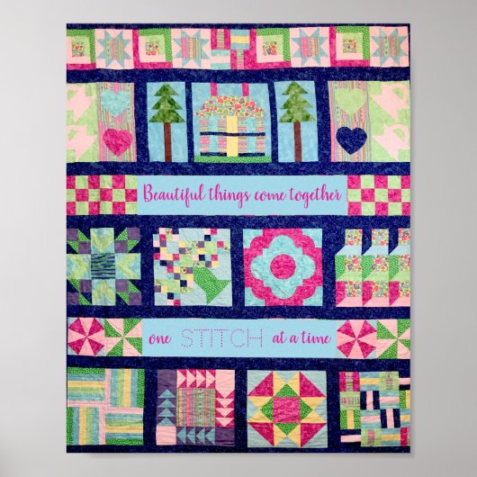 美しい来ものを一度に1縫ずつ ポスター (正面)