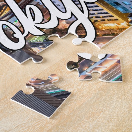 美しい東京 ジグソーパズル (側面)