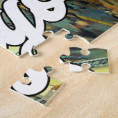 美しい東京，日本 ジグソーパズル (側面)