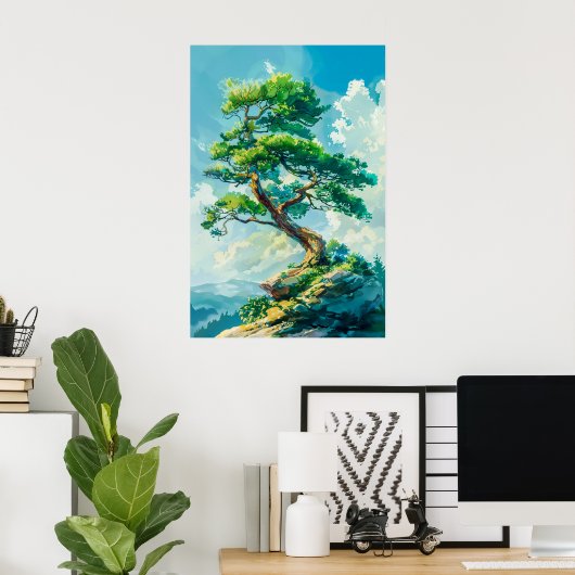 美しい松 ポスター (ホームオフィス)
