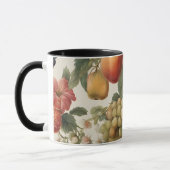 美しい果物と花をスタイル マグカップ (左)